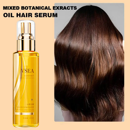 Lightweight Hair Oil Mist Serum, Botanical Extracts Hair Treatment for Split Ends,Frizz & Flyaways,Nourishing...