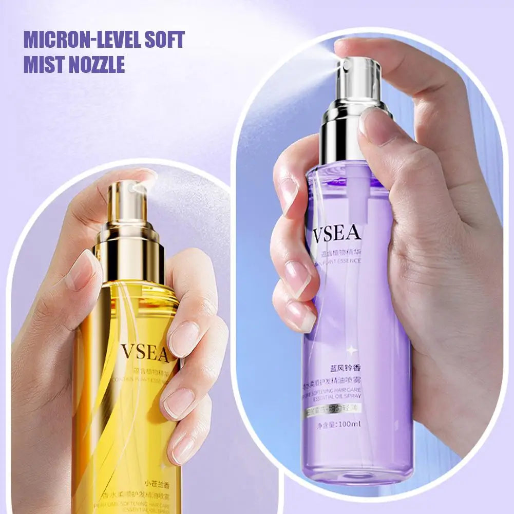 100ml Hair Care Essential Oil Spray For Women Repair Dry Anti-frizz Smooth And Long-lasting Hair Care For Fragrant...