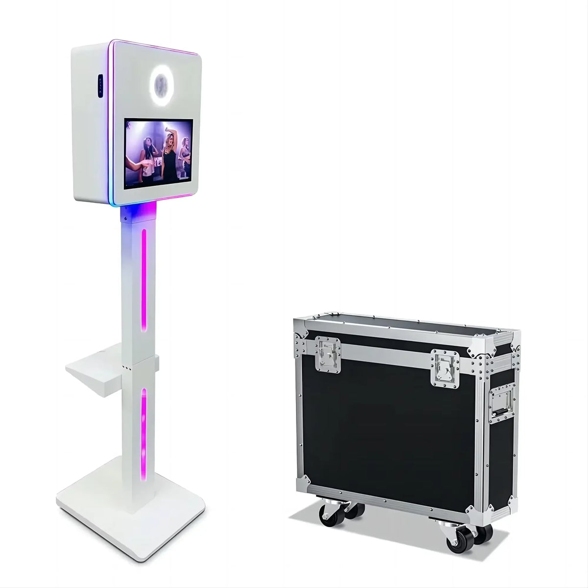 High Quality Portable Standzone 15.6 Inch Touch Screen DSLR Photo Booth Machine Selfie Photo Booth for Wedding Party...