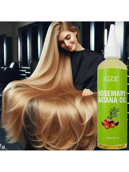 GZE Rosemary Oil Batana Oil Hair Oil Deep Conditioning Used For Scalp Hair Frizzy Damaged Care, Repair Damaged Hair