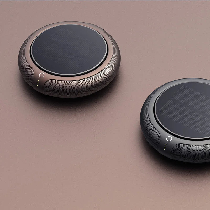 Car Air Purifier Solar Powered Aroma Diffuser Air Freshener for Vehicle Home Desk Electric Gadgets with Filter