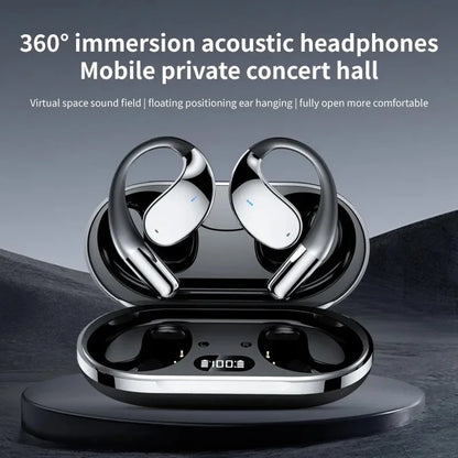 Wireless Translation Earbuds HIFI Bass ENC Noise Reduction 144 Languages Real Time Ai OWS Open Bluetooth 5.4 Headphones...