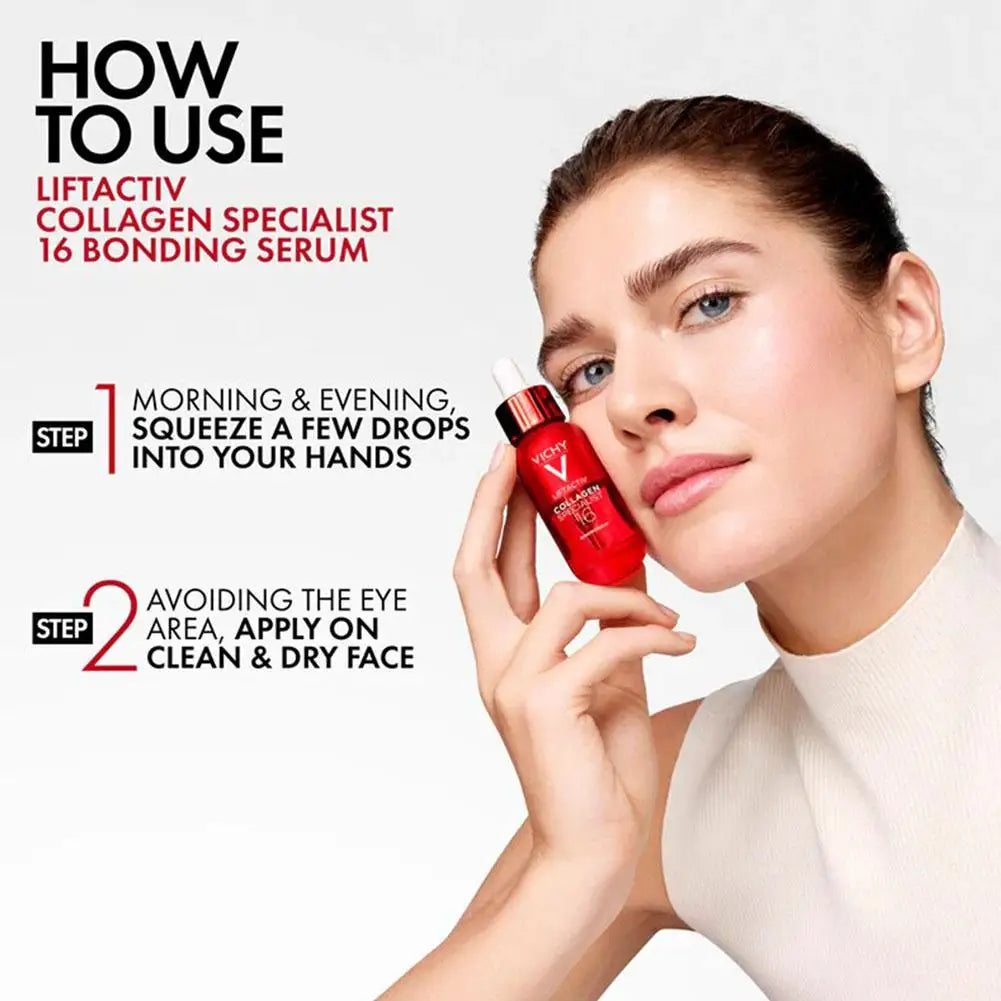 Vichy Liftactiv Collagen Specialist 16 Bonding Serum Moisturizes Firms Reduces Wrinkles Deeply Nourishes Delays Aging Skin Care