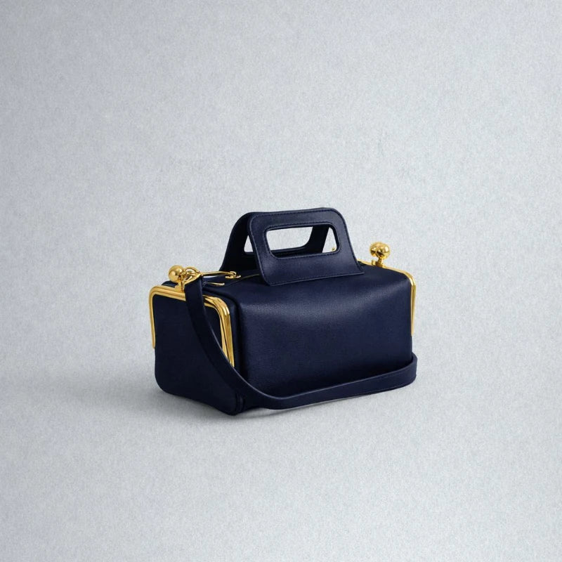Luxury Retro Clip Handbag Luxury Designer Frame Handbag Large Capacity Zippered Crossbody Bag Fashion Women's Box Bag |...