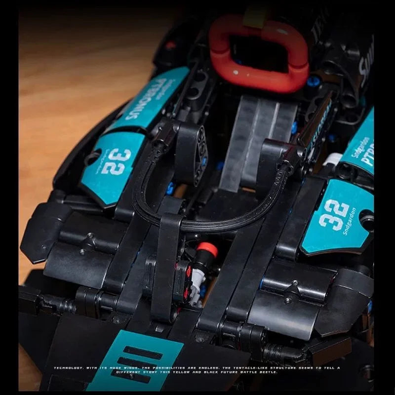 2025 New F1 W14 Racing Car Building Blocks Set 1420PCS Compatible MOC Vehicle Model DIY Holiday Toys Gifts Kids Boys Racing Fans