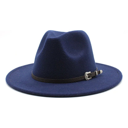 New British Style Felt Jazz Fedora Hat Panama Trilby Hats For Women Men Gentleman Wedding Party Hat