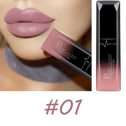 Velvet Matte Liquid Lipstick Waterproof 17 Long Lasting Colors Non Stick Cup Kissproof Smooth Soft Lip Makeup for Girls