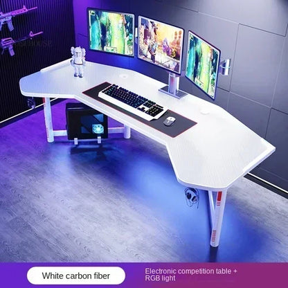 Household Desktop Computer Desks Office Furniture Simple Professional Gaming Table Multi-functional E-sports Table and Chair Set