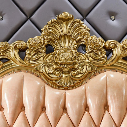 European Romantic Bed Adult Design Castle Aesthetics Luxury Comfortable Bed Fashion Sun Unusual Muebles Lounge Suite Furniture - Kimlud