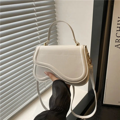 Vintage PU Leather Crossbody Bags for Women Fashion Female Shoulder Tote Phone Square High Quality Designer Design Handbags