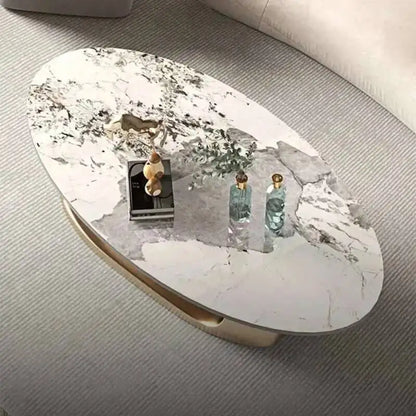 Nordic Living Room Coffee Tables Modern Design Decor Oval Coffee Tables Minimalist Mesa De Centro De Sala Home Furniture - Kimlud