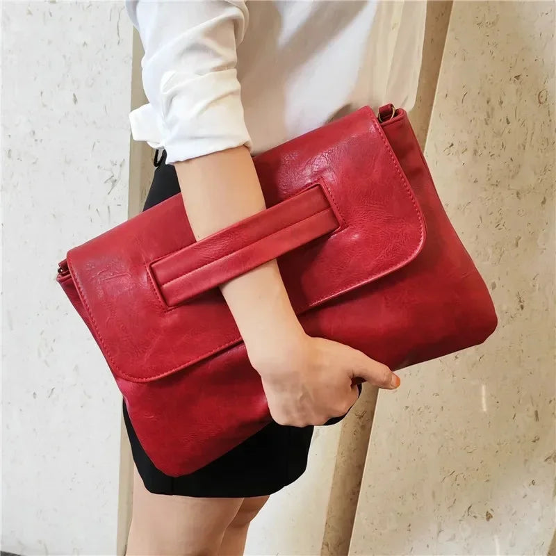 Business Women's Wrist Clutches For PAD Fashion PU leather Crossbody Bags For Women Shoulder messenger Bag