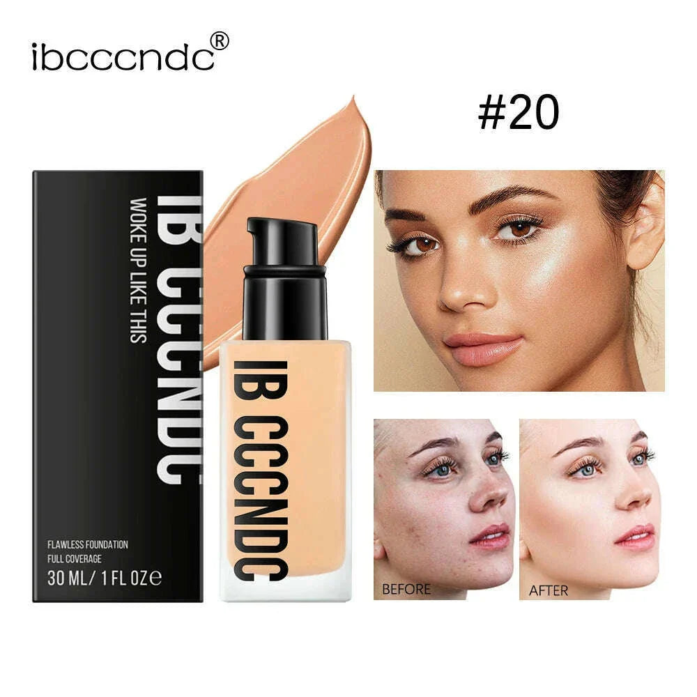 Make Up Foundation Cream for Face High Coverage Foundation Foundations Makeup Waterproof Korean Makeup Base Cosmetic Mist Cc Bb