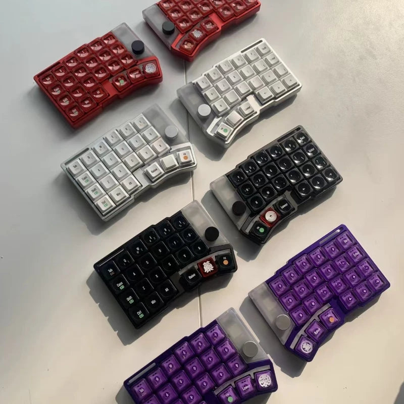 Cornix Wireless Split Mechanical Keyboard Bracket Version Aluminium Case Hot Swap Kit Bluetooth 2Mode Keyboard Ergonomics VIAL - Kimlud