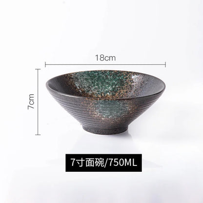 Ramen Bowl Japanese Tableware Noodle Ceramic Soup Tableware | Kimlud Premium Table