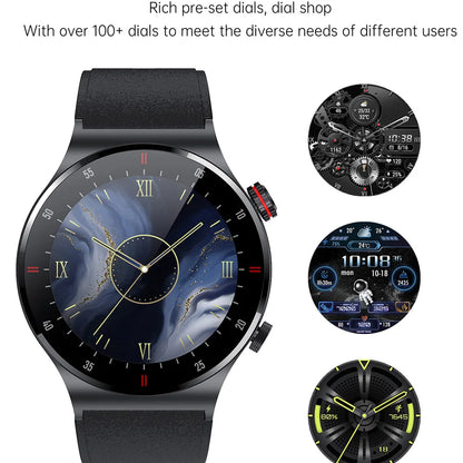 Luxury Smart Watches Men NFC BT Call Fitness Waterproof Sports Wrist Intelligent Smartwatches for Women Kids Xiaomi Huawei 2025