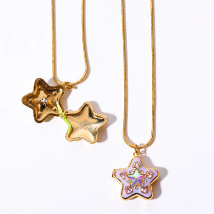 Lettering You're My Soulmate Simple Stainless Steel Chain Necklace Tarnish Free Couples Necklace for Women & Men Jewelry Gifts