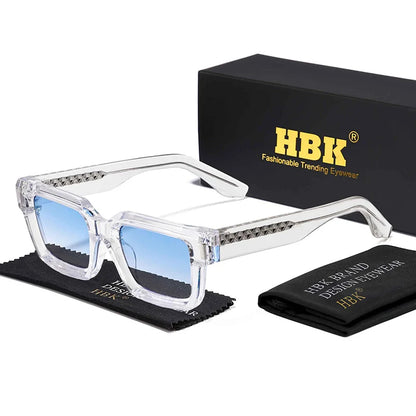 HBK Punk Vintage Square Men's Sunglasses Brand Design Small Frame Sun Glasses Party Travel Glasses Gift Ideal Choice - Kimlud