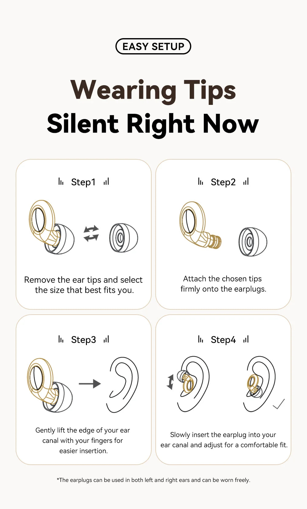 ESSAGER Noise Cancelling Ear Plugs for Sleeping Soft Silicone Sleep Earplugs Noise Reduction Earbuds for Sleep Work Study Travel - Kimlud