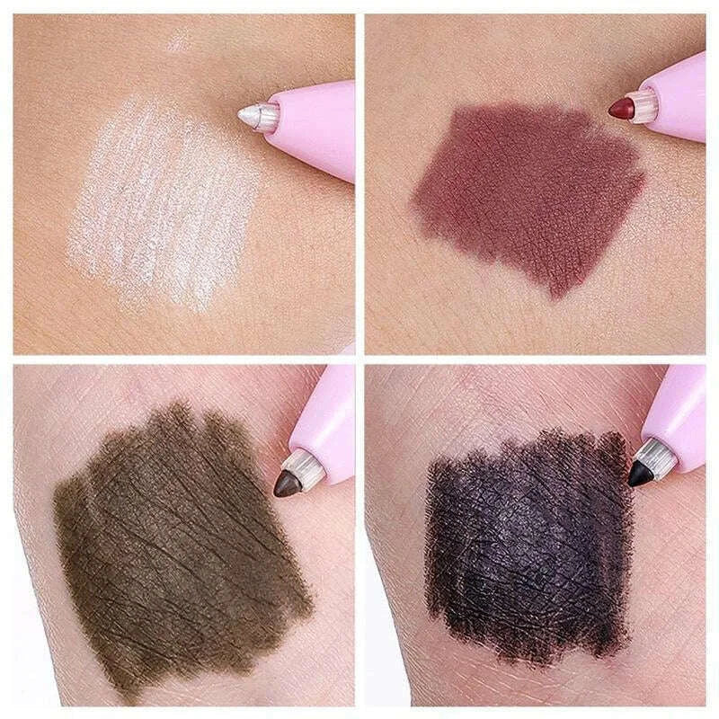 4-in-1 multi-functional lip liner, eyeliner and eyebrow pencil 4-color set