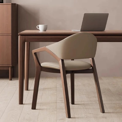 Nordic Simple Chair Solid Wood Italian Lounge Clear Aesthetics Modern Chairs Designer Entrance Minimalist Muebles...