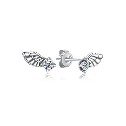Original 925 Sterling Silver Earrings 2026 Stud Hoop Crystal Earings For Women Rose Gold Crown Heart Infinity Bee Earing...