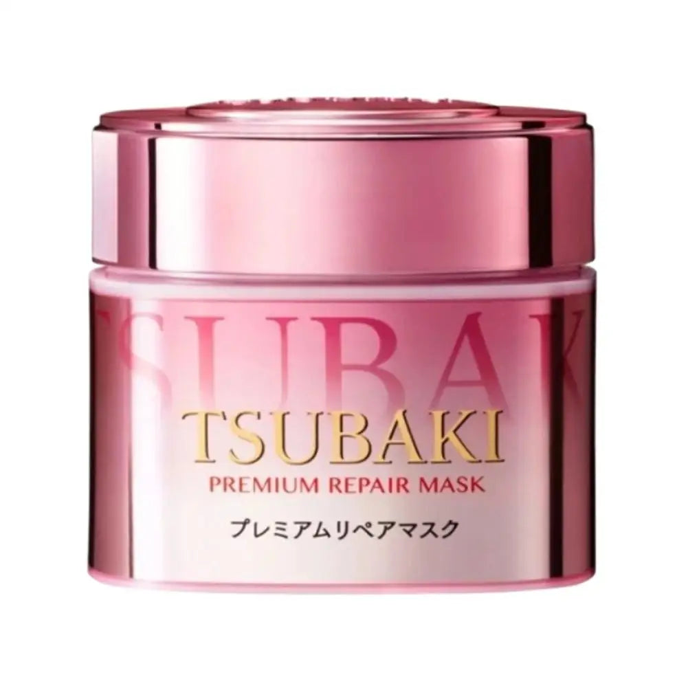 TSUBAKI Premium Repair Mask Deeply Repair Damaged Hair Smoothing And Nourishing Reduce Split And Dry Ends Salon-Grade Care 180g