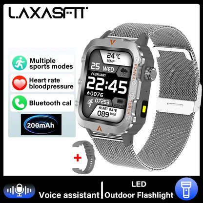 Original Men Smart Watch Bluetooth Call Fitness Clock 3ATM IP68 Swim Waterproof Sports Smartwatch for Women Xiaomi Android 2025