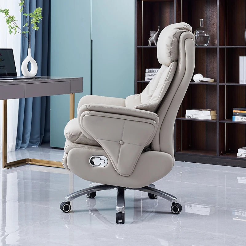 Chinese Factory Owner Executive Chair Modern Lift Design Rotating Function Comfortable Artificial Leather Computer Chair...