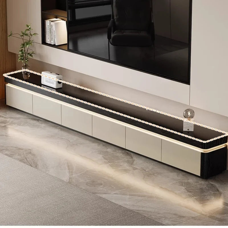 Elegant Space Saving TV Stand Eco Friendly Materials Sustainable Modern Aesthetics TV Stand Sliding Doors Living Room Furniture - Kimlud