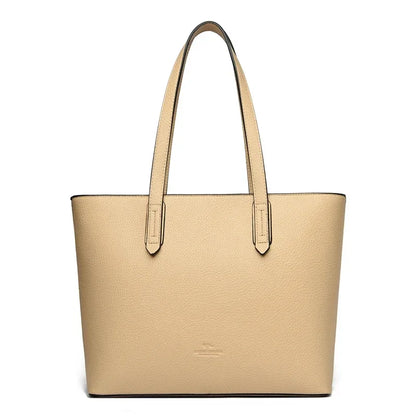 Genuine High Quality Large Capacity Shoulder Bag Female Tote Bag New Luxury Designer Handbag For Fashion Women Brand Shopper Bag - Kimlud