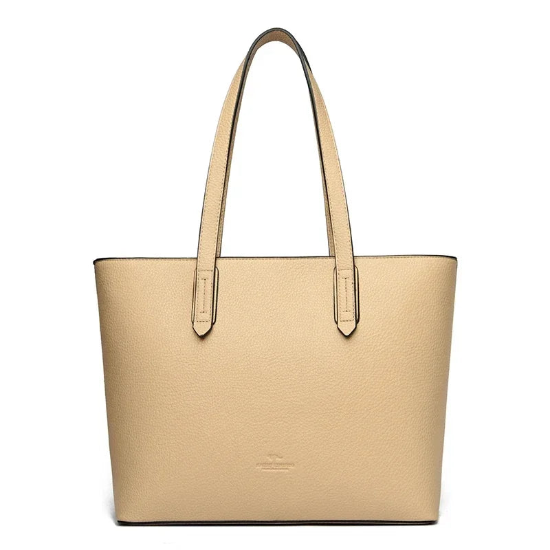 Genuine High Quality Large Capacity Shoulder Bag Female Tote Bag New Luxury Designer Handbag For Fashion Women Brand Shopper Bag - Kimlud