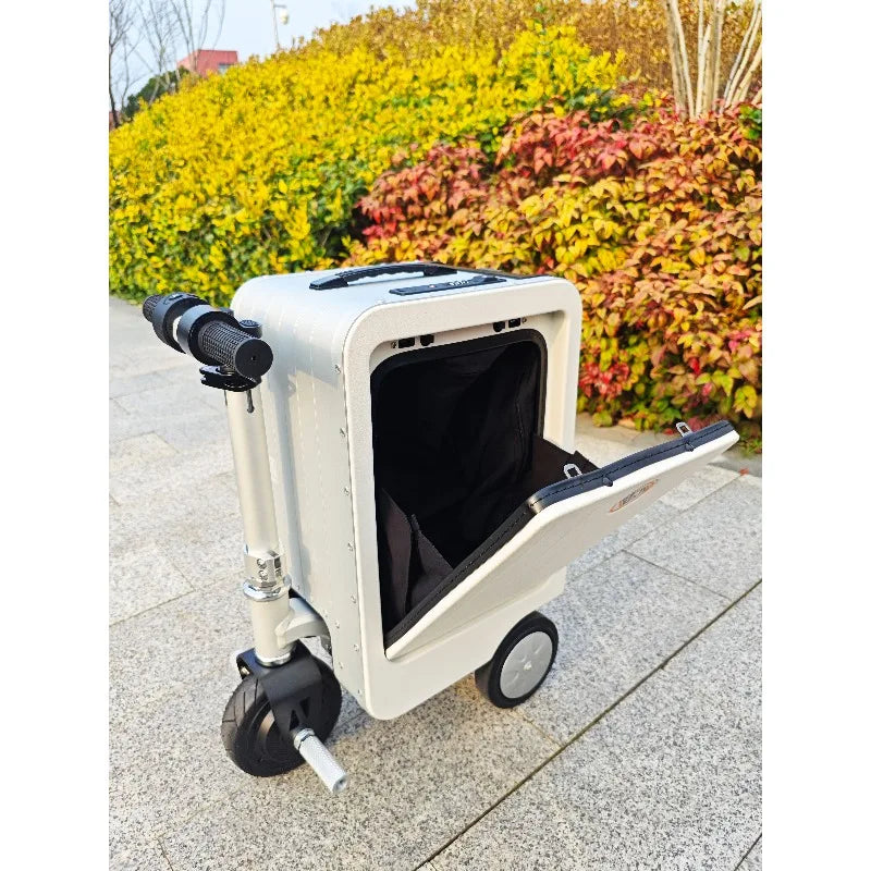2025Aliotop High Quality Modern Smart Portable Manned Electric Riding Luggage Anti-Theft Waterproof Expandable Foldable...