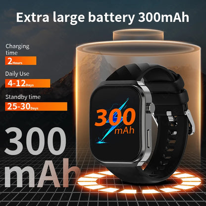 LIGE 2025 New AI Healthy Diagnose Smart Watch Blood Lipid Uric Acid Bluetooth Call Blood Pressure Health Smartwatch Men Women