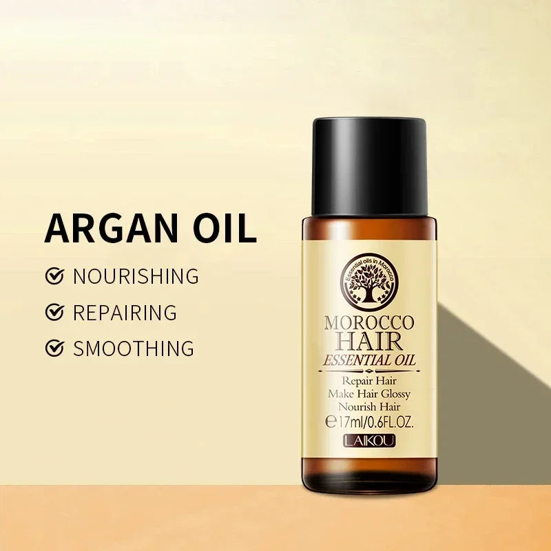 Hair Care Moroccan Pure Argan Oil Essential Oil for Dry Hair Types Multi-functional Care Products for Woman - Kimlud