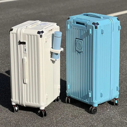 Thickened large capacity luggage compartment, 20 inch boarding case, 24 inch anti drop suitcase, password box, travel luggage