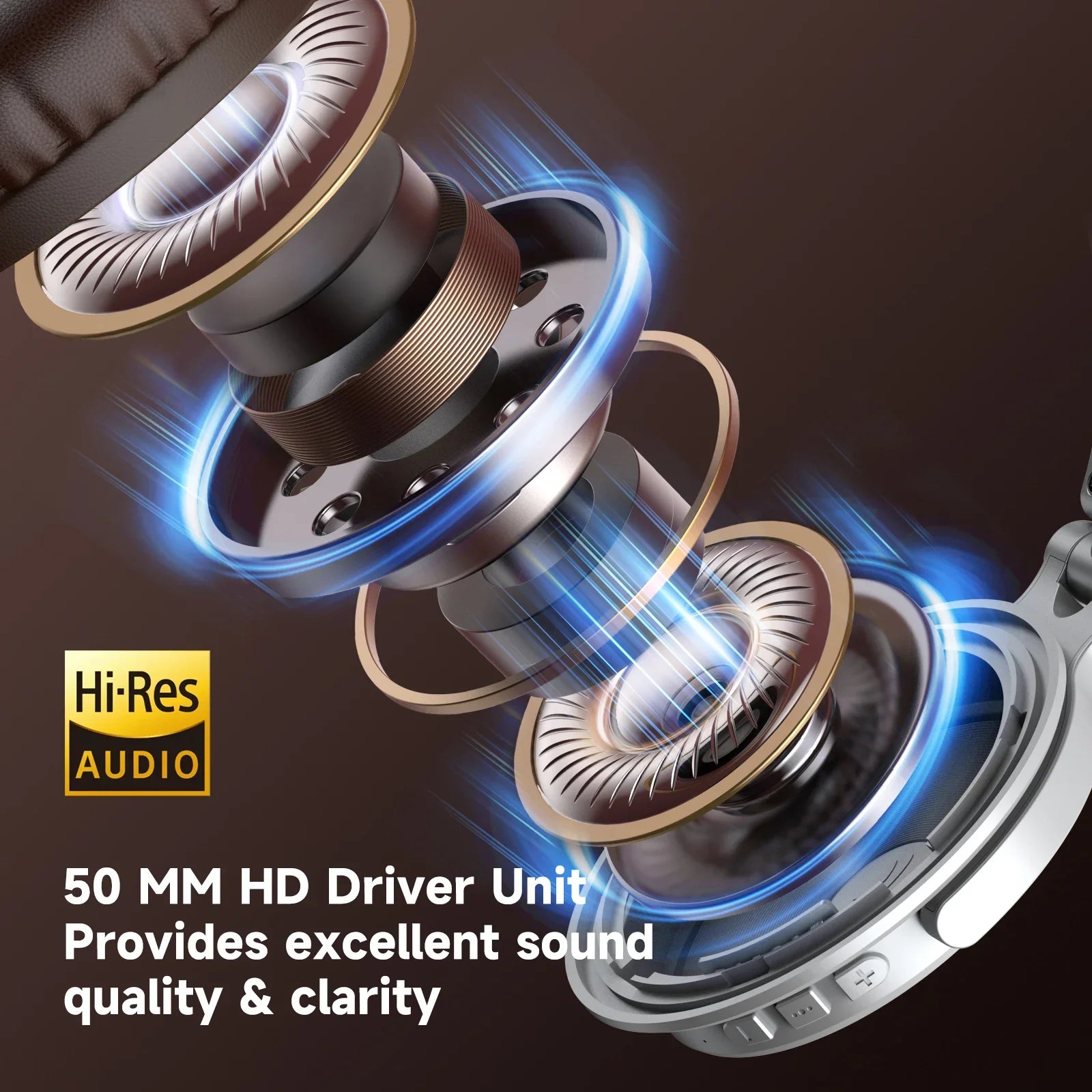 Oneodio Upgrade Pro C Wireless Bluetooth 5.2 Headphones Over Ear Type C Sport Bluetooth Headset With Mic Hi-Res Audio 110Hrs