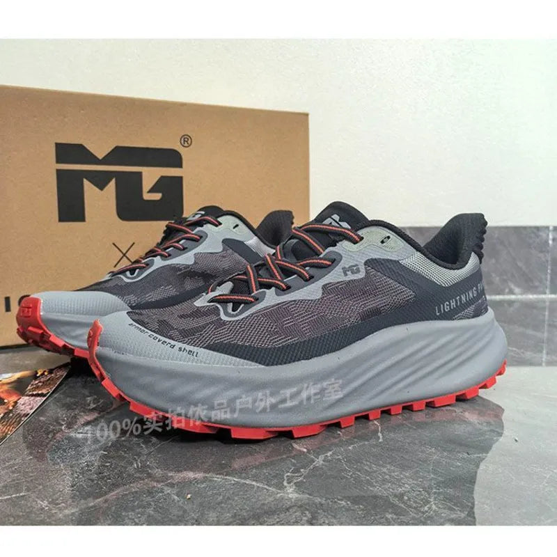 Original Brand Comfortable Wide Last All Terrain Off-road Running Shoe Couples Walking Jogging Shoe Anti Slip Trekking Sneakers