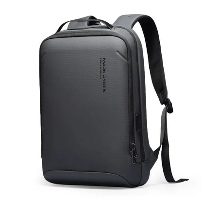 MARK RYDEN Slim Laptop Backpack for Men Business Minimalist Backpack YKK Zipper Scratch Resistant With USB
