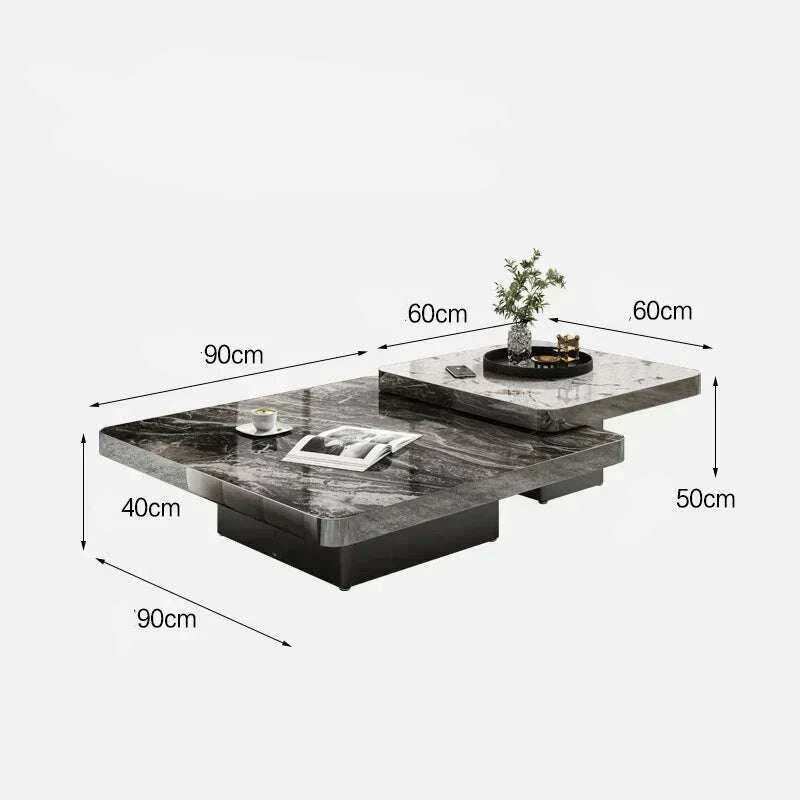 Fashion Corner Coffee Tables Metal Marble Entryways Floor Coffee Table Big Designer Muebles Para El Hogar Living Room Furniture