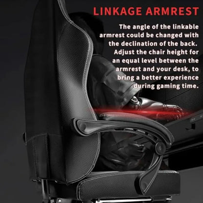 Big and Tall Gaming Chair 400lb Weight CapacityGamer Chairs for Adults Video Game Chair wth Footrest Racing Style Computer Game