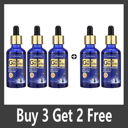 Hair Growth Serum Anti Loss Regrowth Hair Growth Oil Prevent Baldness Repair Damage Scalp Massage Moisturizing Nourish Hair Care - Kimlud
