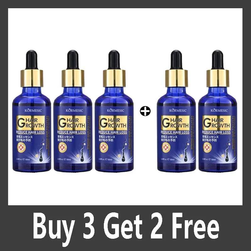 Hair Growth Serum Anti Loss Regrowth Hair Growth Oil Prevent Baldness Repair Damage Scalp Massage Moisturizing Nourish Hair Care - Kimlud