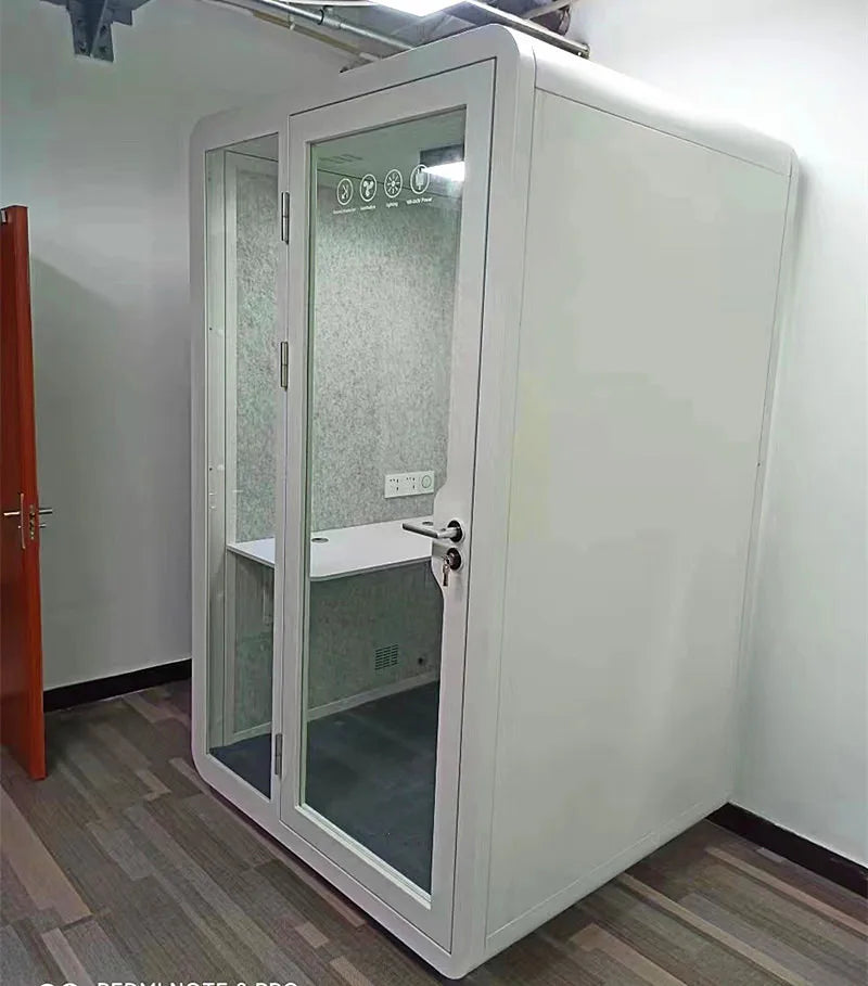 Wholesale Manufacturer Detachable Sound Insulation Silent Booth Freely Assemble For Independent Private Office Space