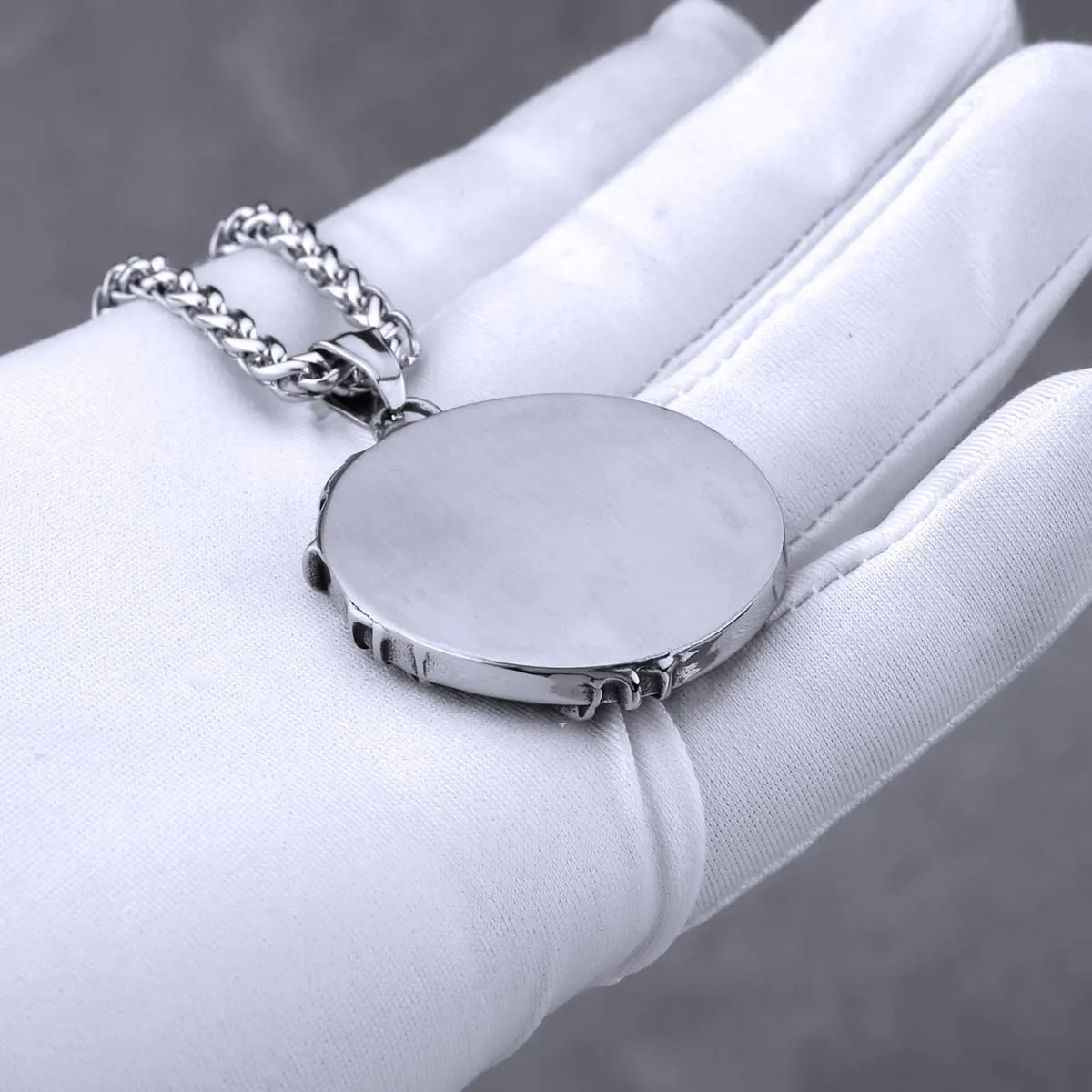 Stainless Steel Nordic Vikings Lion Necklace for Men Vintage Punk Hip Hop Biker Pendant Necklace Chain Jewelry Gift Wholesale