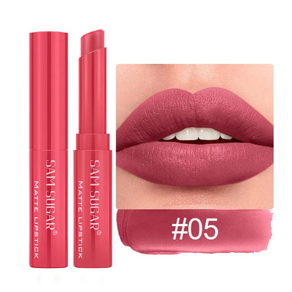 Nude Matte Lip Gloss 6 Colors Long-lasting Velvet Lipstick Waterproof Non-fade Non-stick Cup Lipsticks Women Makeup...