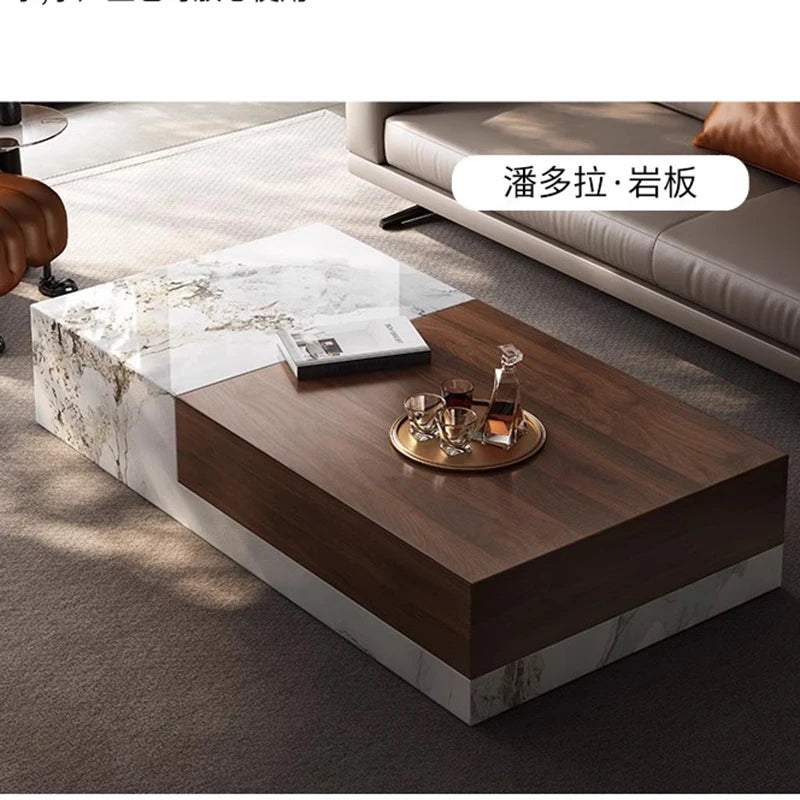 Minimalist Standing Coffee Table Nordic Designer Modern Accessories Center Coffee Table Unique Writing Meubles Home Furniture - Kimlud