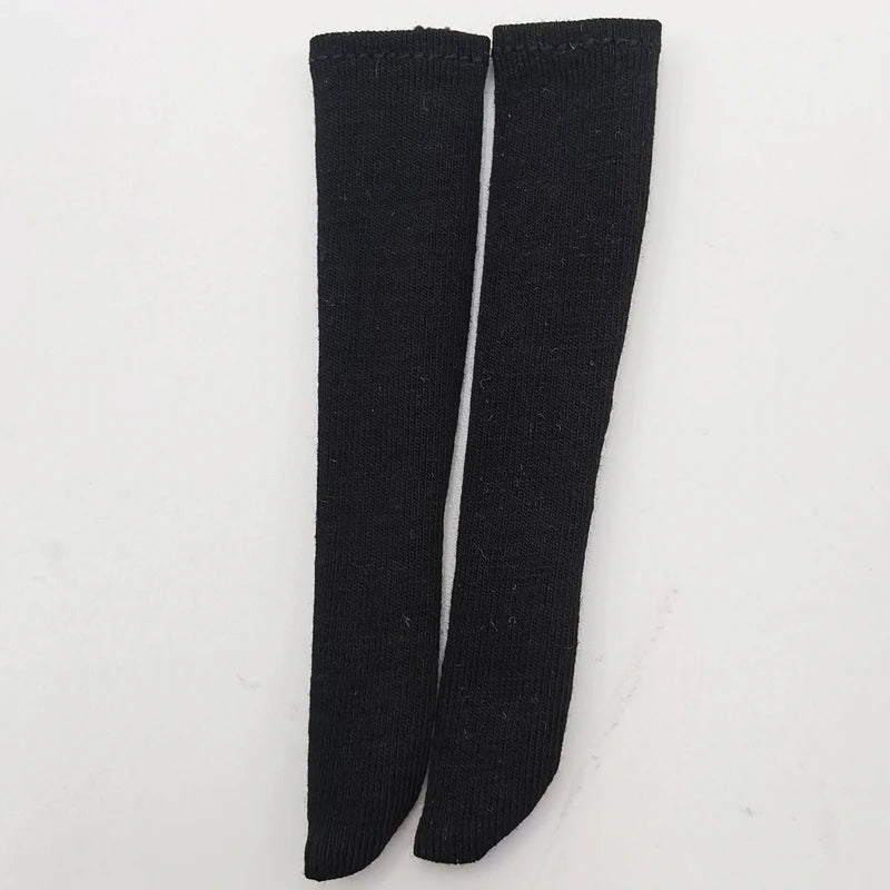 For Blythe Doll Socks Black White Pink Candy color Socks for Ob24 Ob22 Azone Doll Long Stockings - Kimlud