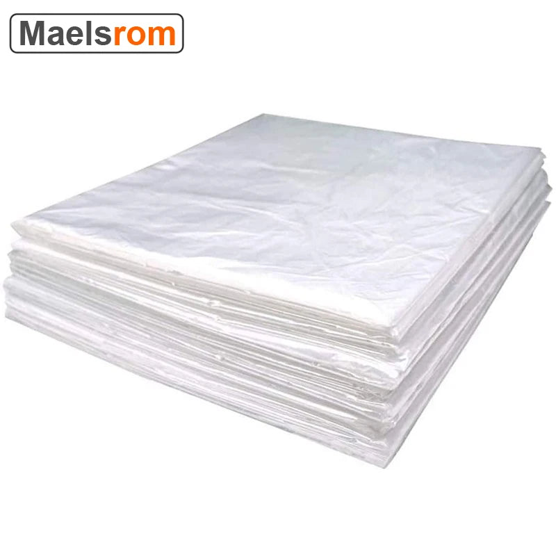 50Pcs Disposable Infrared Sauna Blanket Bags 47"x82" PVC Plastic Sheeting for Body Wrap Pack Sauna Blanket Bath Bags