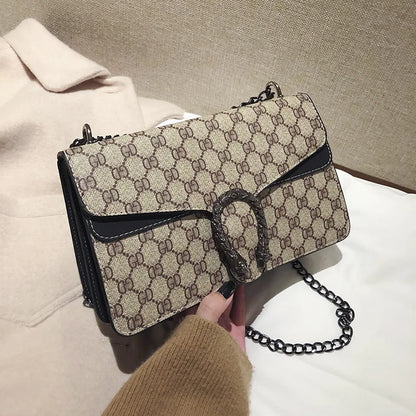 2025 New Trendy Fashion Dionysus Bag Vintage Print Mini Shoulder Crossbody Chain Bag for Women